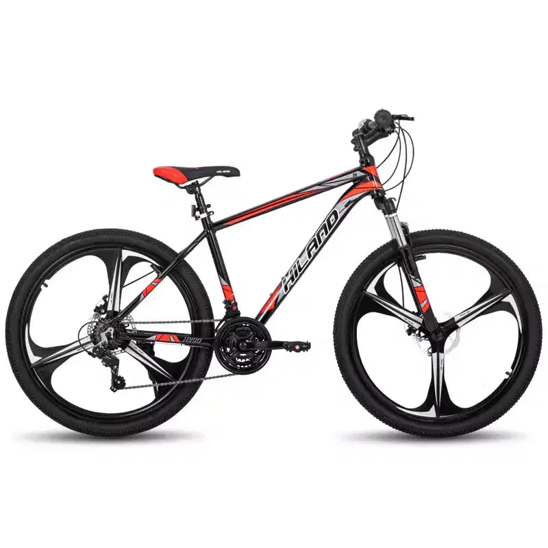 HILAND 26 mountainbike voor heren en dames, wiel met 3/6/meerdere spaken, 18 versnellingen