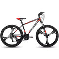 HILAND 26 mountainbike voor heren en dames, wiel met 3/6/meerdere spaken, 18 versnellingen