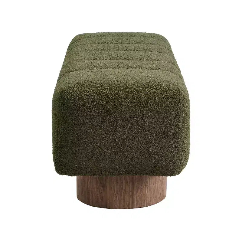 Banc de salle à manger contemporain multifonctionnel en chenille rembourrée Christopher Knight Home Gale 50