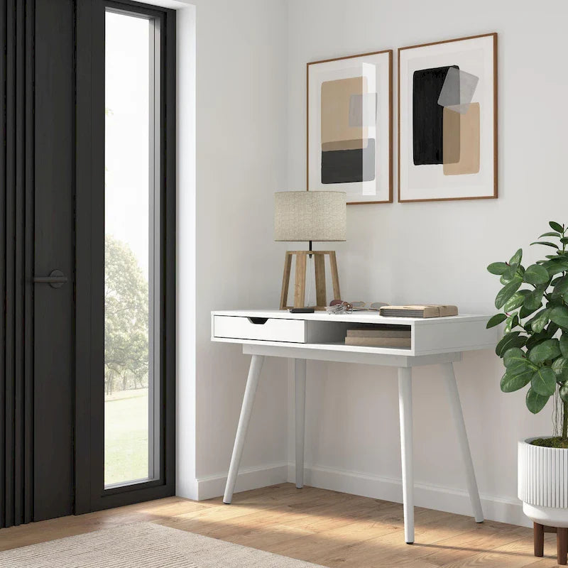 Scrivania per computer e scrittura Bush Furniture Nora 40W con contenitore
