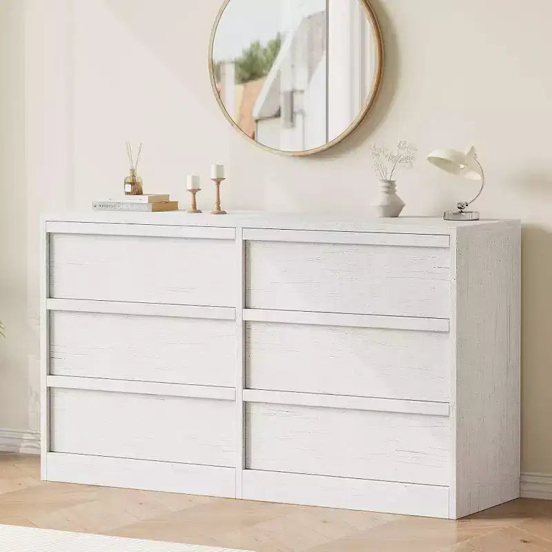 Kommode mit 6/8 Schubladen, breite moderne Schubladenkommode für Schlafzimmer, Wohnzimmer und Kinderzimmer