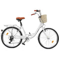 Vélo de ville Moasis24/ 26 à 7 vitesses, cadre ouvert réglable, vélo de déplacement