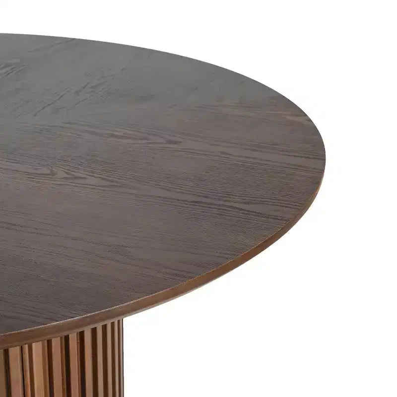 Ensemble de salle à manger moderne rond Christopher Knight Home Shankar de 5 pièces avec chaises rembourrées en bois d’hévéa
