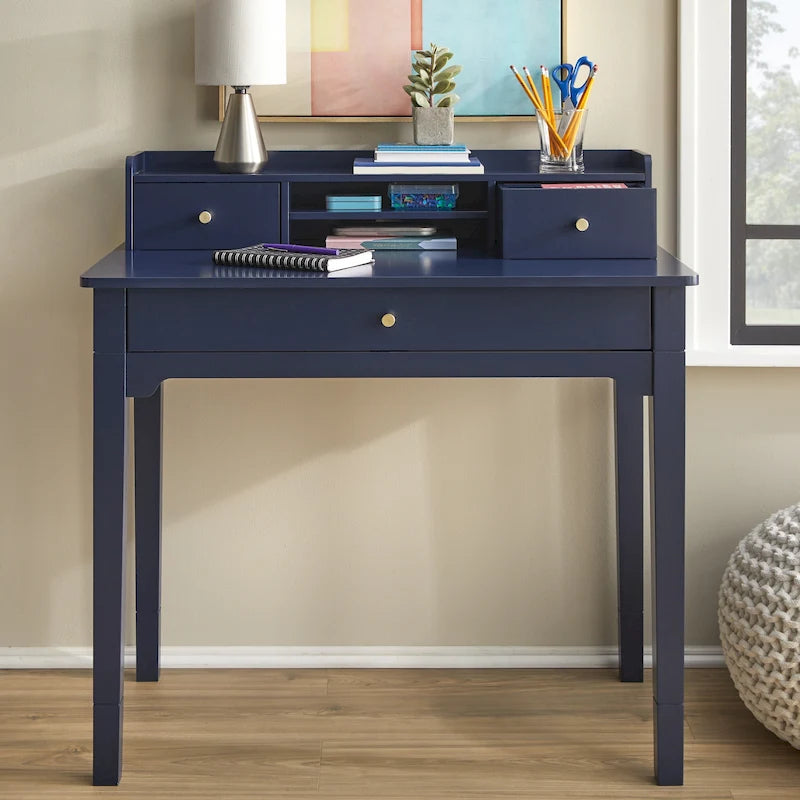 Bureau Keaton avec caisson supérieur