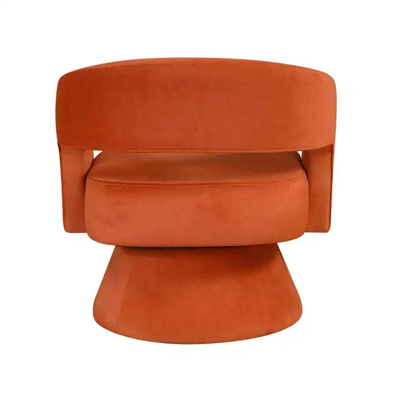 GDFStudio Hudson moderne luxe draaifauteuil met fluwelen bekleding