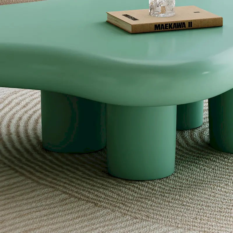 48.5 moderner Couchtisch in Wolkenform mit 4 Beinen