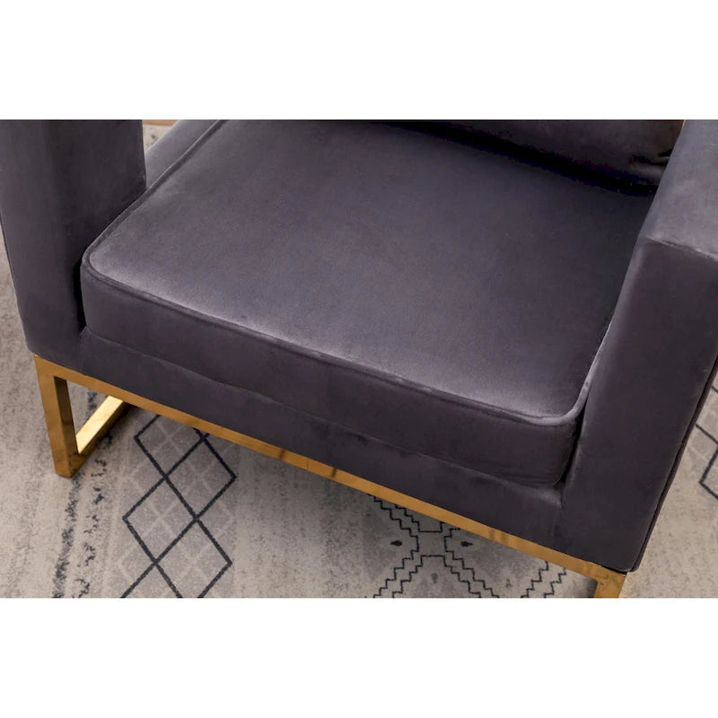 Fauteuil d’appoint contemporain rembourré Lenola de Roundhill Furniture