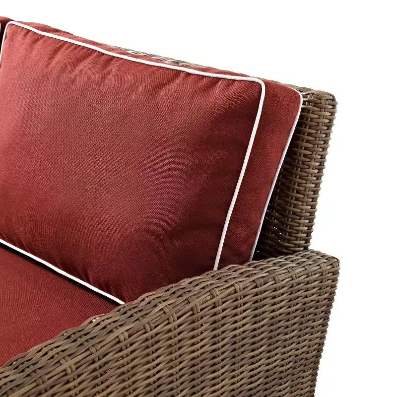 4-teiliges Outdoor-Lounge-Set aus Rattan - Crosley