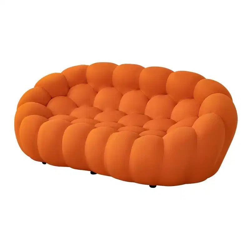 Modernes 2-Sitzer-Bubble-Sofa, gepolstert, mit 3D-Textilgewebe für das Wohnzimmer
