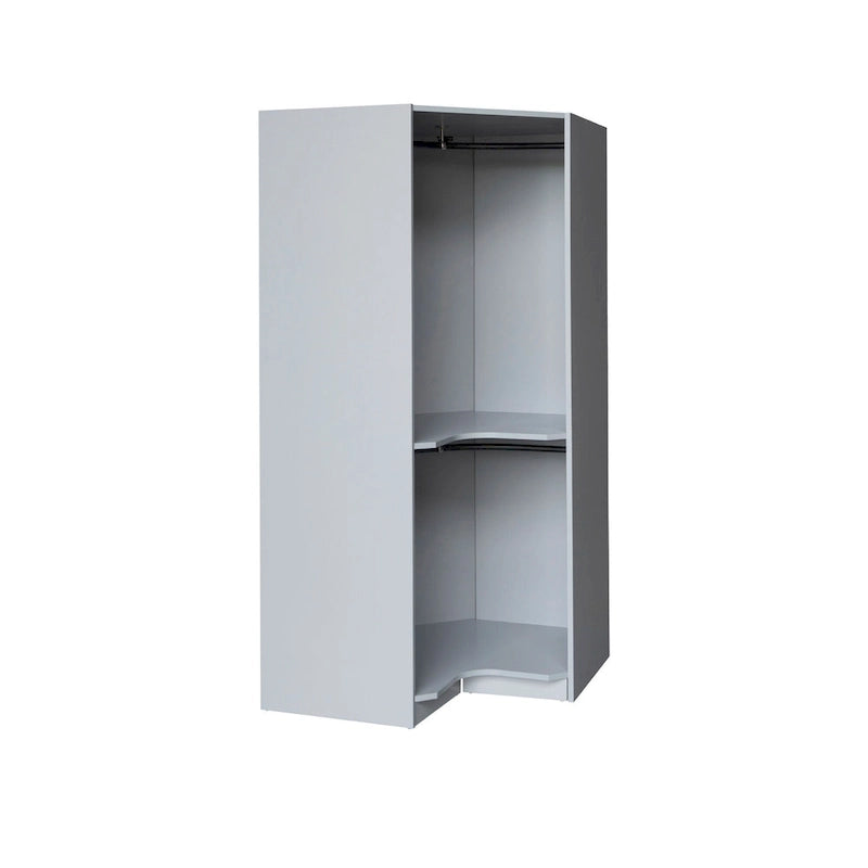 Polygon-Eckkleiderschrank mit 2 Türen