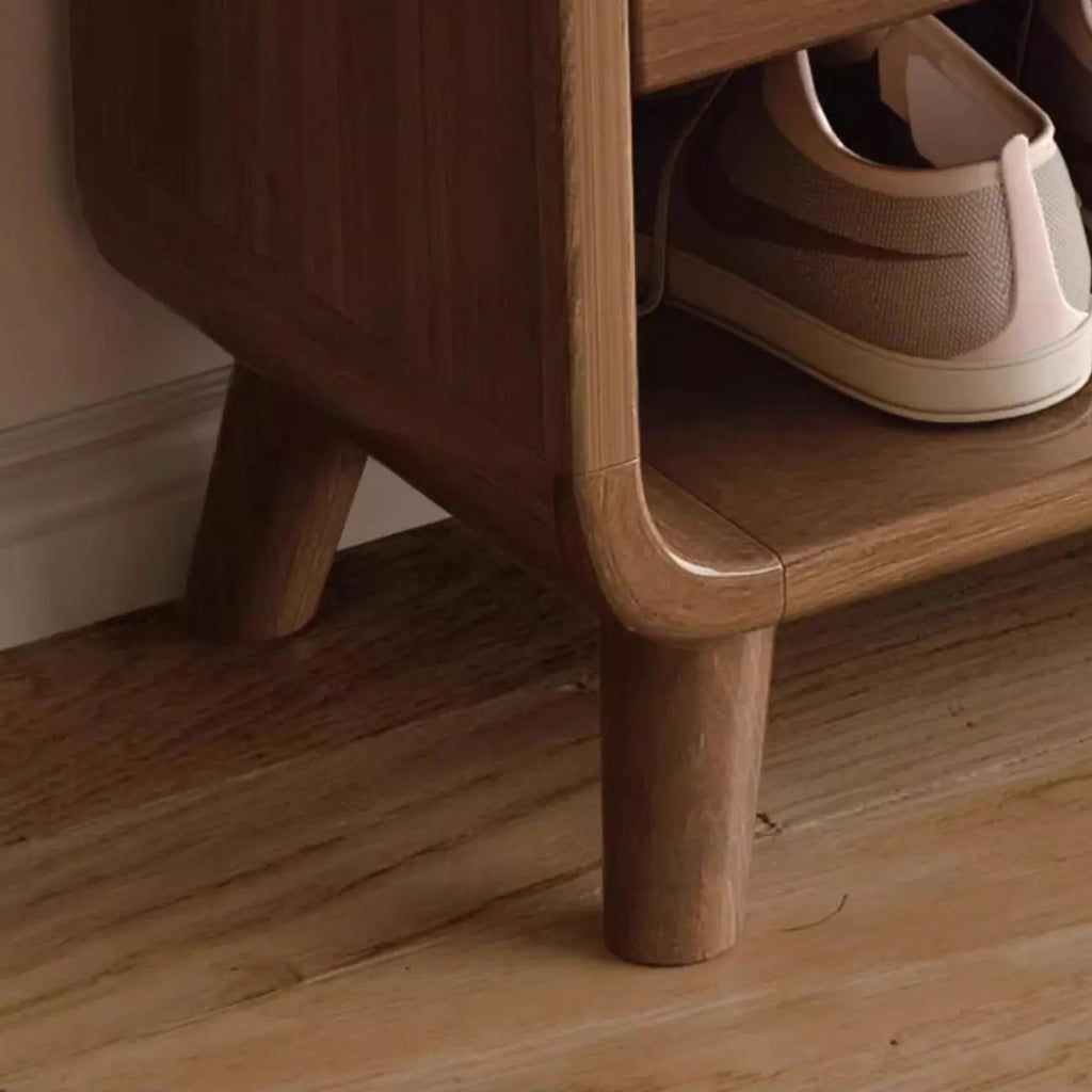 Meuble à chaussures moyen en bois moderne pour entrée
