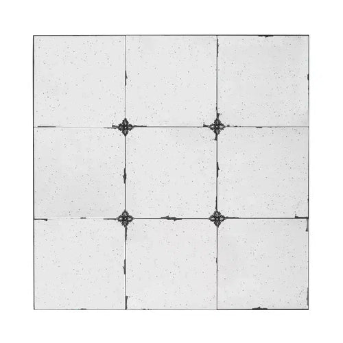Traditioneller Wandspiegel mit antikem Glaspaneel, 36 x 36 Inch