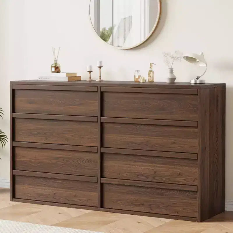 Kommode mit 6/8 Schubladen, breite moderne Schubladenkommode für Schlafzimmer, Wohnzimmer und Kinderzimmer