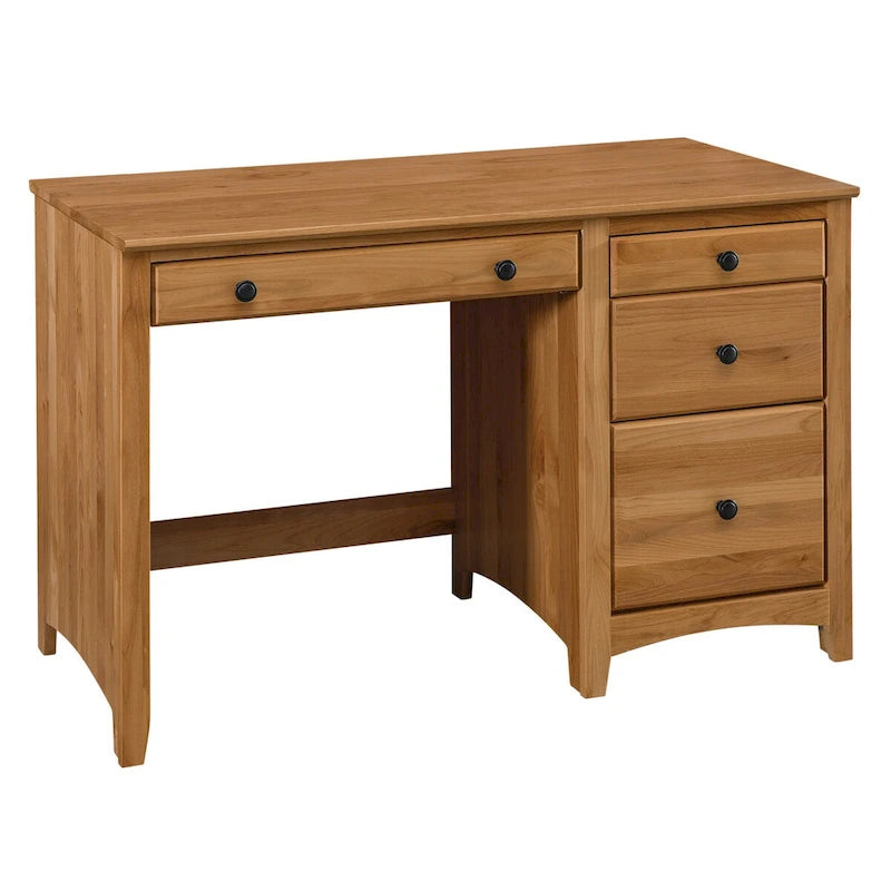Arch+Haven bureau van massief hout met 4 laden