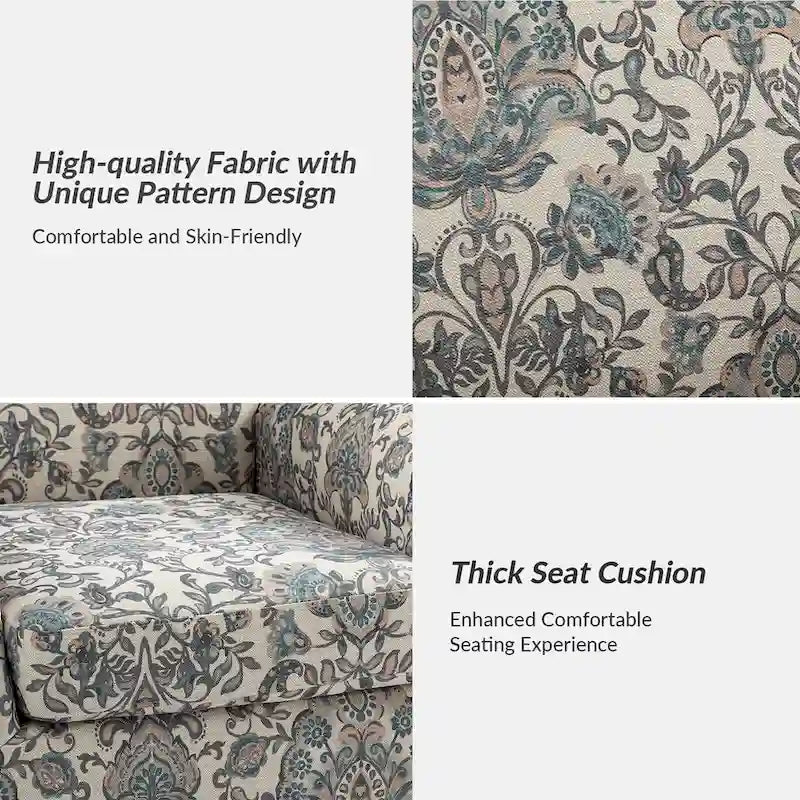Giampiero fauteuil voor de woonkamer met siernagels, set van 2, van HULALA HOME