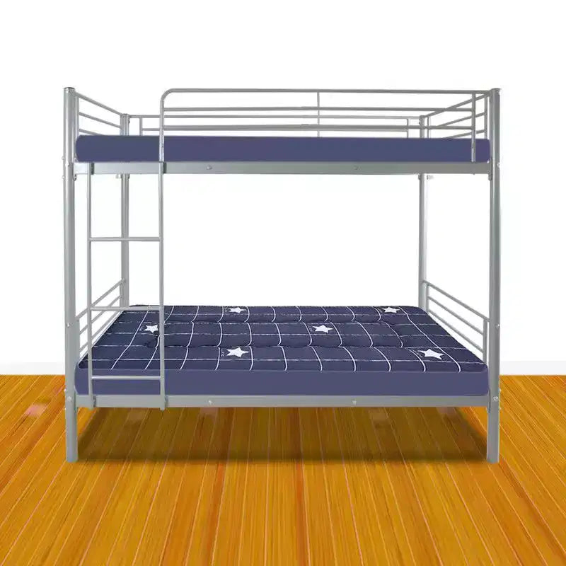 Lit superposé en acier Karl Home, 1 place au-dessus d’une place, avec échelle, pour chambre ou dortoir, enfants et adultes