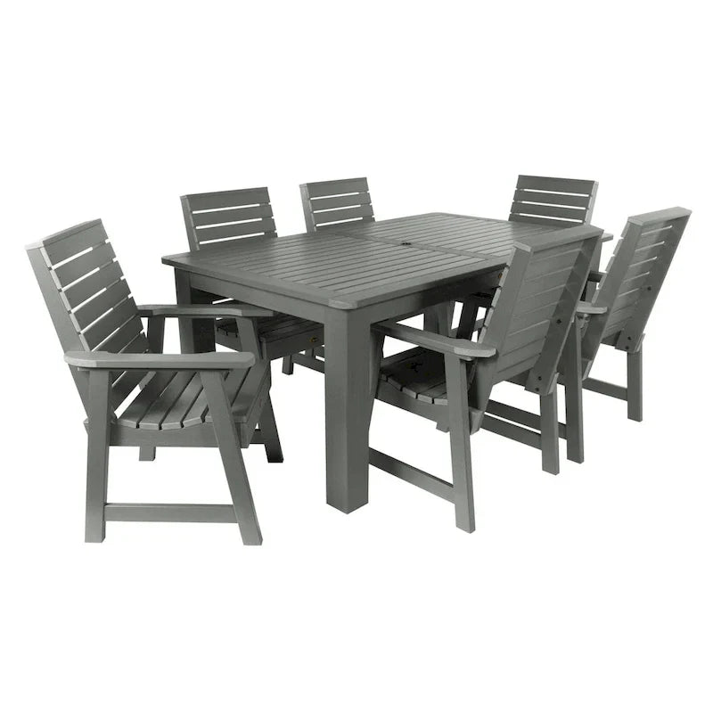 HIGHWOOD PROFESSIONAL 7-delige eethoek voor buiten 42x72