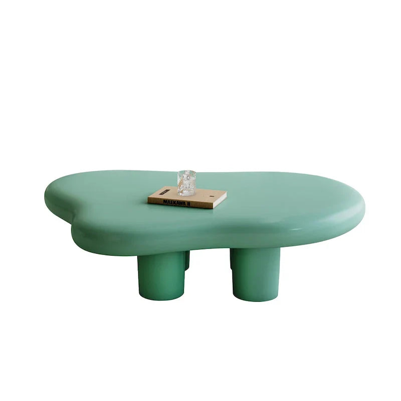 48.5 moderner Couchtisch in Wolkenform mit 4 Beinen