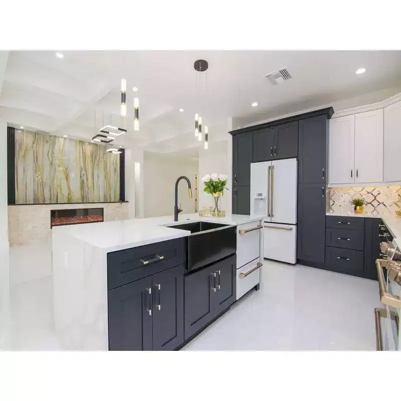 Meuble bas de cuisine CASAINC de 12 po W x 34.5 po H x 24 po P avec 1 tiroir à fermeture amortie, cadre en contreplaqué, façade à recouvrement intégral