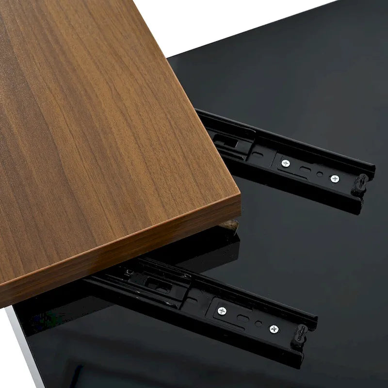 Tavolino da salotto quadrato moderno in legno