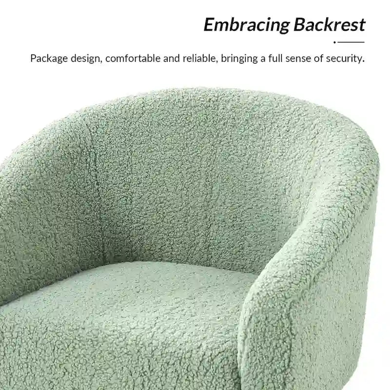 Sheila Moderner 30 W Bouclé-Sessel mit Beinen aus Massivholz, 2er-Set von HULALA HOME