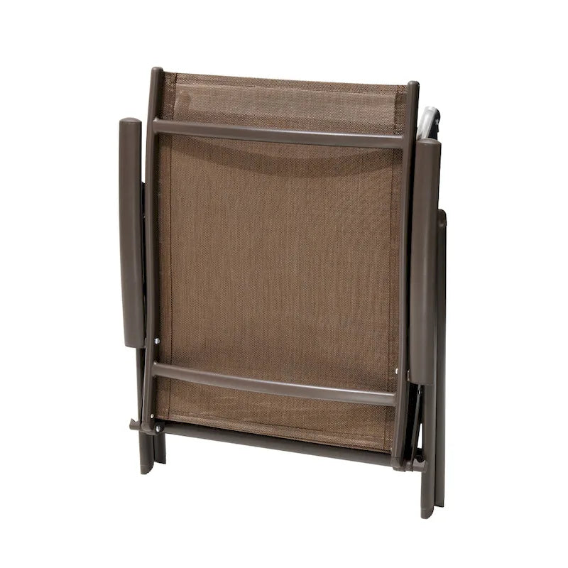 Pellebant 2er-Set verstellbare Gartenliegen aus Aluminium - N/A