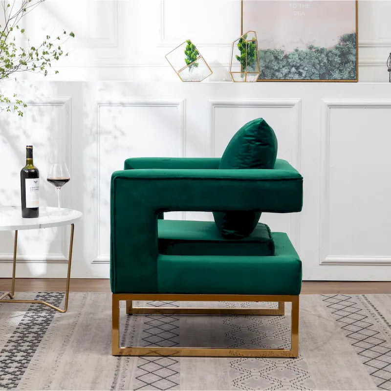 Fauteuil d’appoint contemporain rembourré Lenola de Roundhill Furniture
