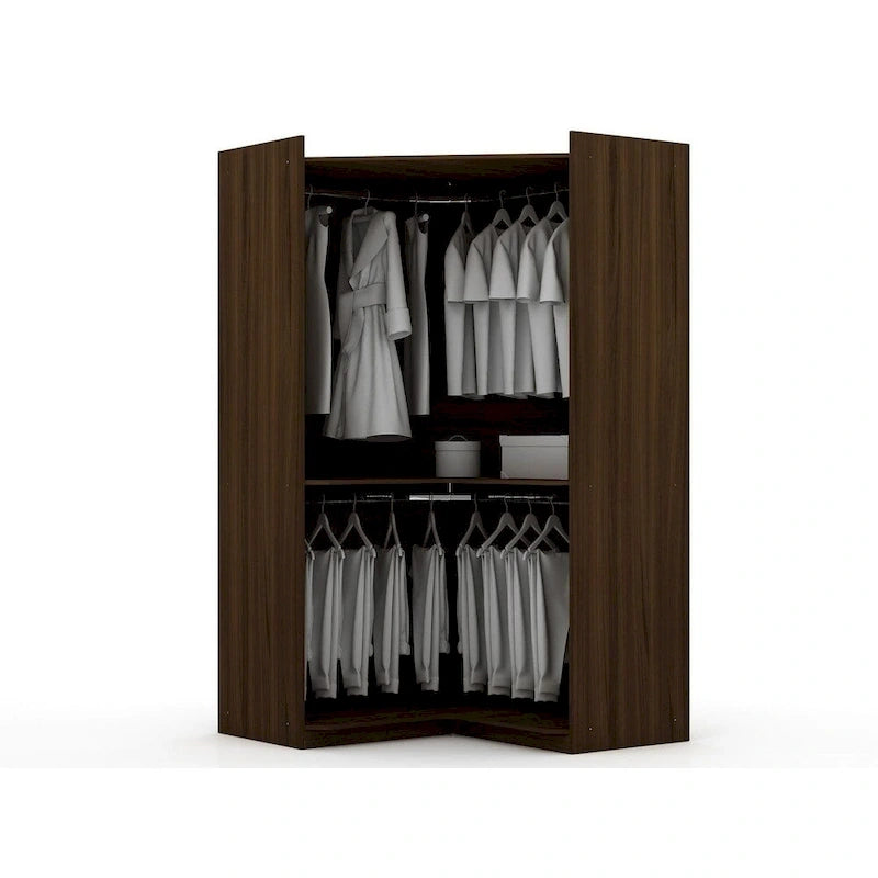 Mulberry 2.0 halfopen, moderne hoekkastset met 3 delen en 4 laden, set van 3