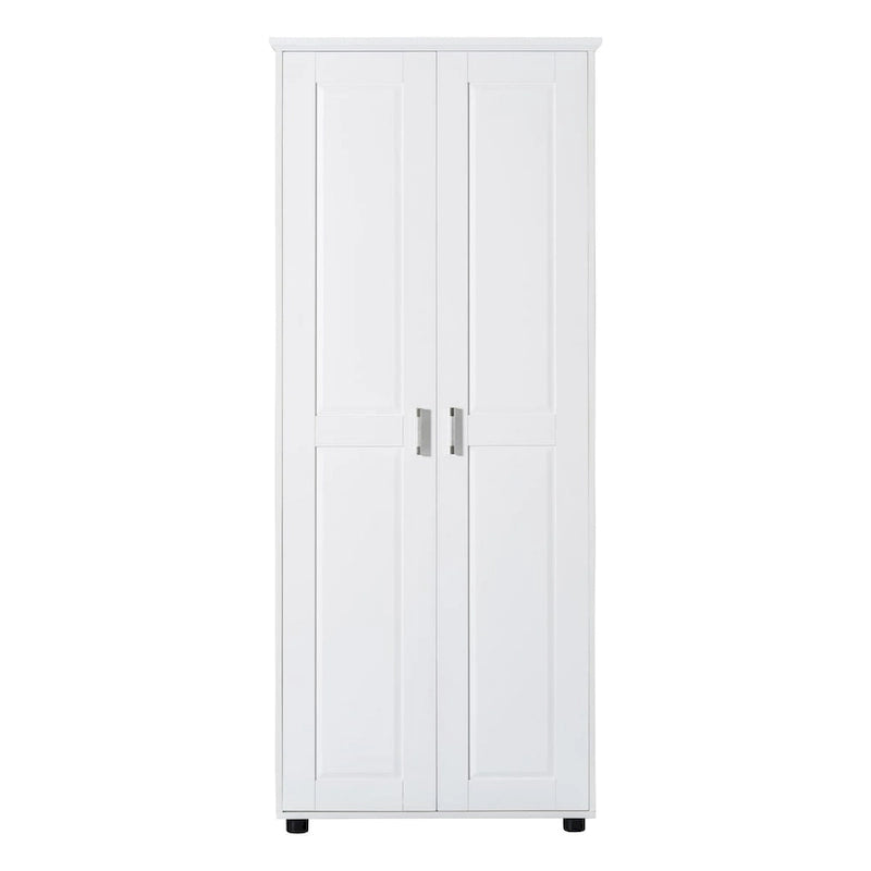 Badezimmerschrank mit zwei Türen, verstellbarem Einlegeboden und MDF-Platte
