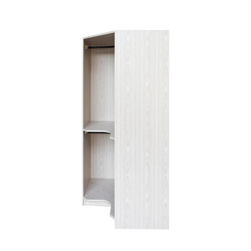 Polygon-Eckkleiderschrank mit 2 Türen