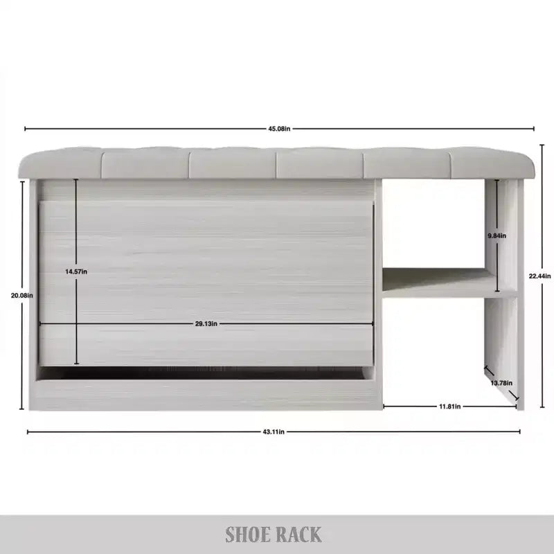 ChaletPosh Schuhbank mit Stauraum