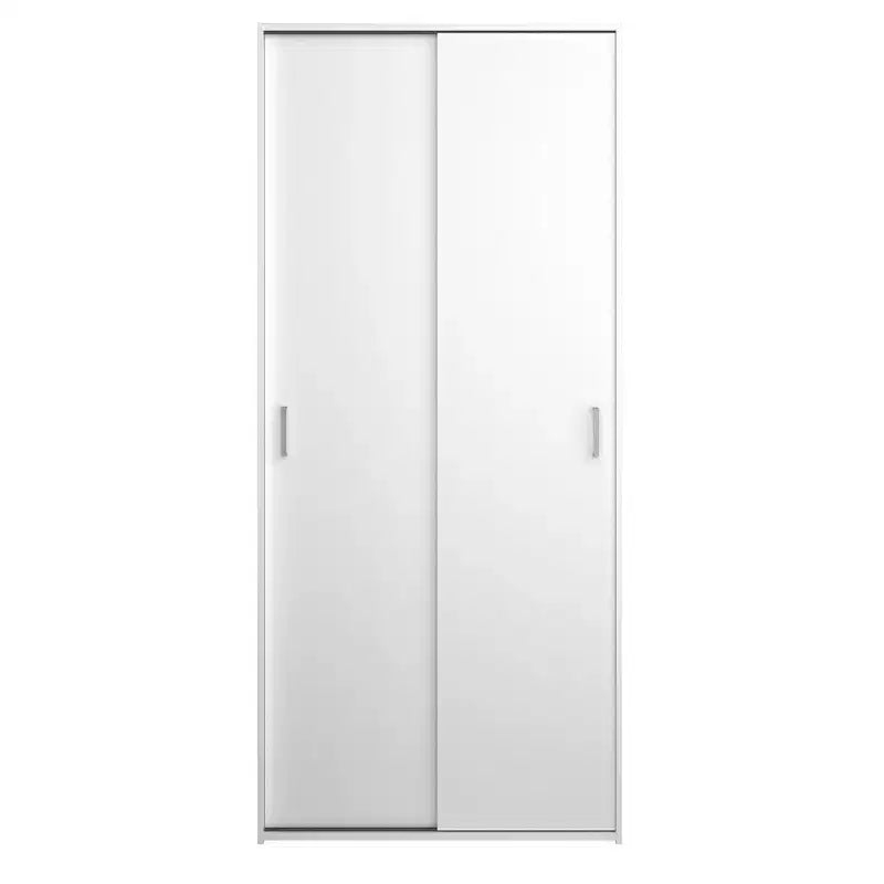 Tvilum, Space kledingkast met 2 schuifdeuren, wit