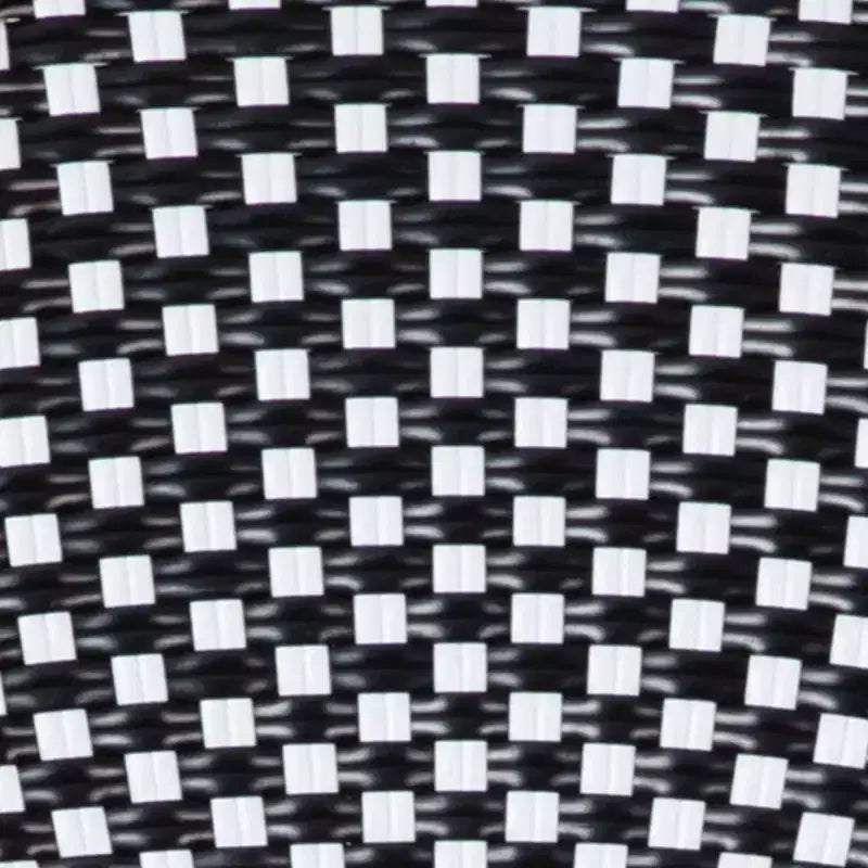 Flash Furniture Lourdes Bistro-Stapelstuhl im Thonet-Stil für den gewerblichen Innen- und Außenbereich, PE-Rattan und Aluminiumgestell