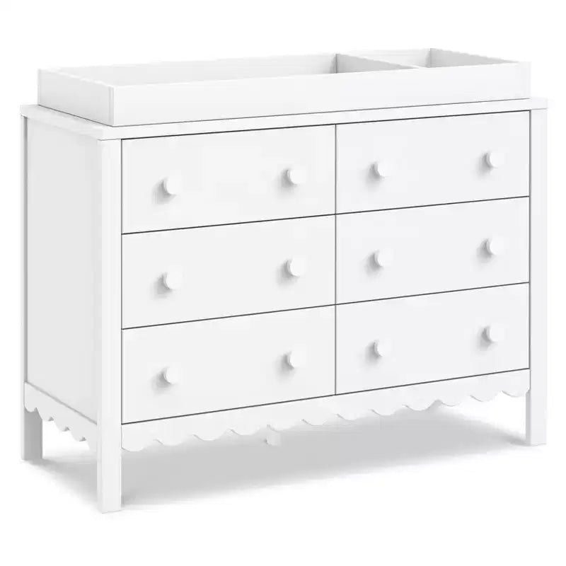 Kommode mit Muschelform und 6 Schubladen