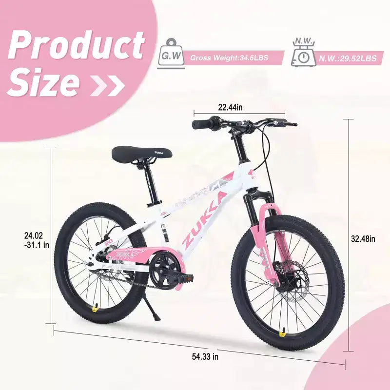 Vélos, vélo hybride de route pour enfants de 20 Inch pour les tout-petits de 7 à 10 ans, vélo de ville en acier pour les trajets quotidiens, vélo de plage, de route et de ville à une vitesse pour garçons et filles