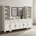 Crosley Tara 3-teiliges Sideboard- und Bücherregal-Set - 15x97x67.63