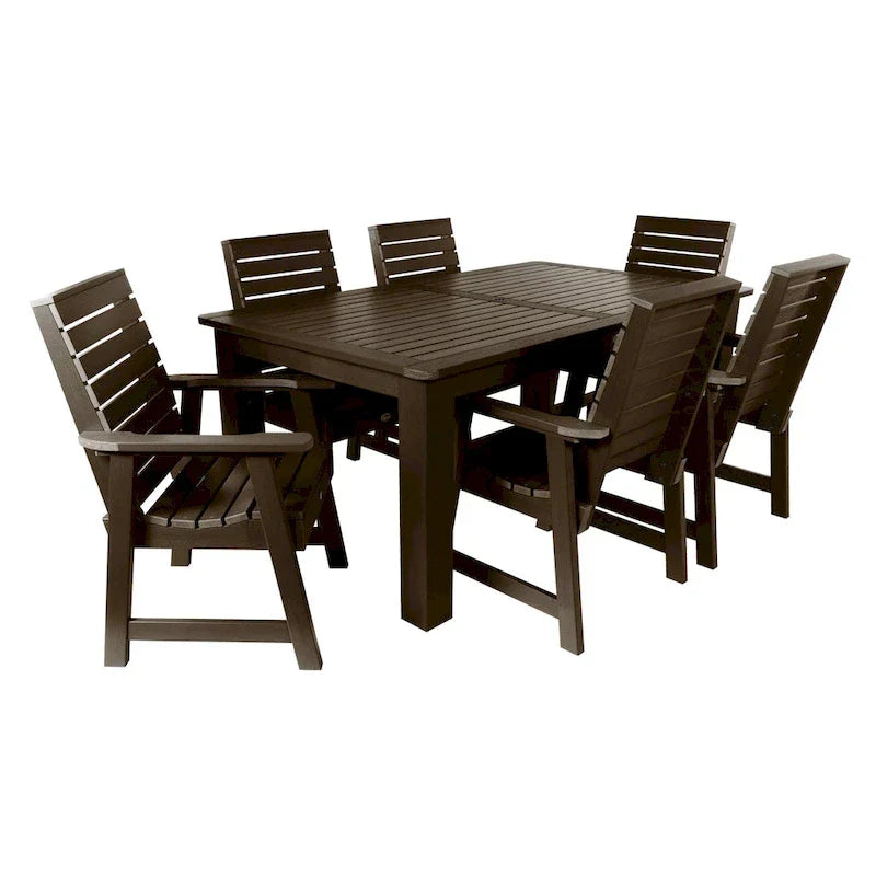 HIGHWOOD PROFESSIONAL 7-delige eethoek voor buiten 42x72