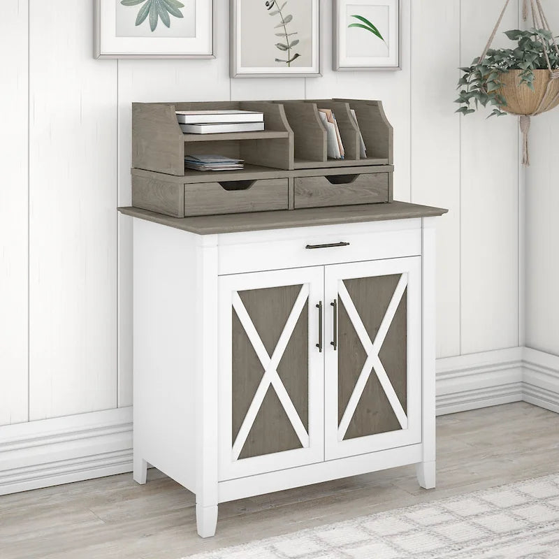 Secrétaire Key West avec armoire de rangement par Bush Furniture