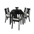 CraftPorch klassieke houten eethoek, 7-delig