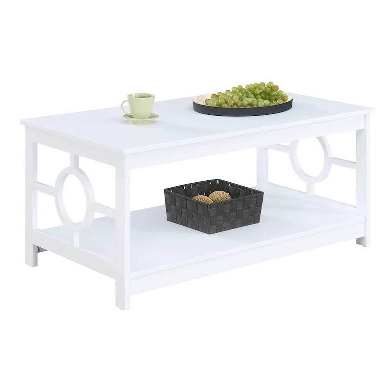 Ring salontafel met plank