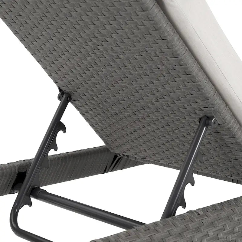 Set da 2 chaise longue da esterno Vistano Sunbrella per patio - grigio