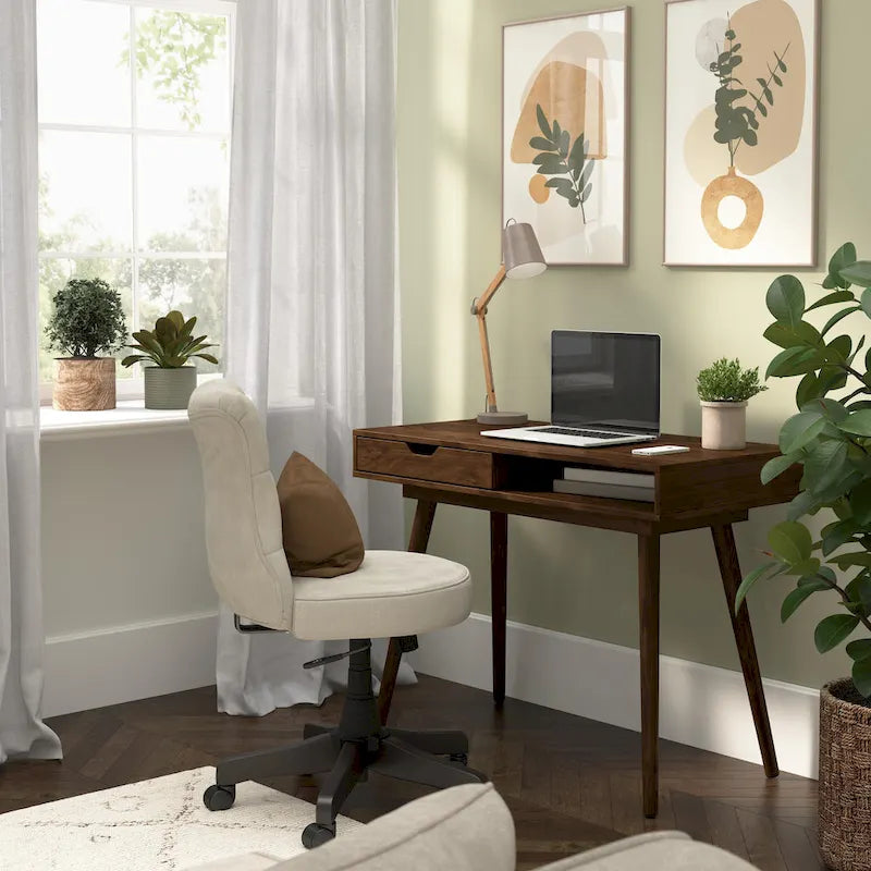 Scrivania per computer e scrittura Bush Furniture Nora 40W con contenitore