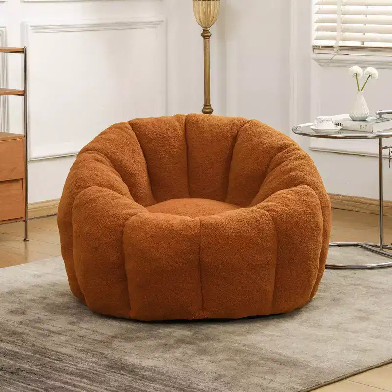 Sitzsack-Sessel mit Armlehnen, Füllung aus hochdichtem Schaumstoff, gemütlicher Loungesessel für Erwachsene, Wohnzimmer