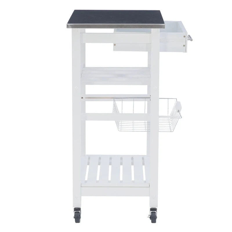 Desserte de cuisine compacte mobile Jake