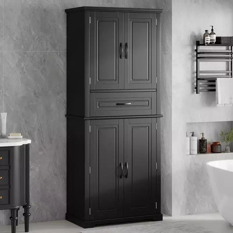Moderner Badezimmerschrank Ashbur von Christopher Knight Home mit Schublade und verstellbarem Einlegeboden