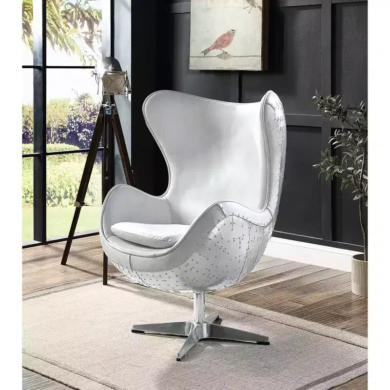 Poltrona d'accento Brancaster 33.5: Acme Furniture, senza montaggio, base girevole, legno composito