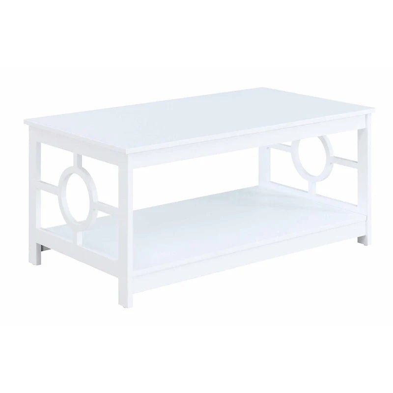 Ring salontafel met plank