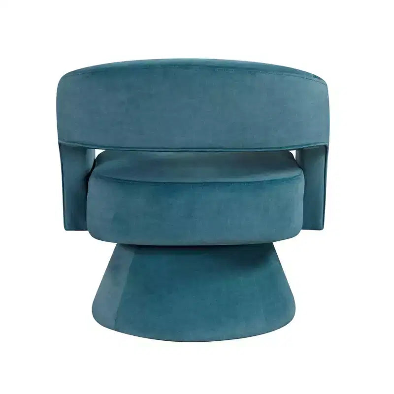 GDFStudio Hudson moderne luxe draaifauteuil met fluwelen bekleding
