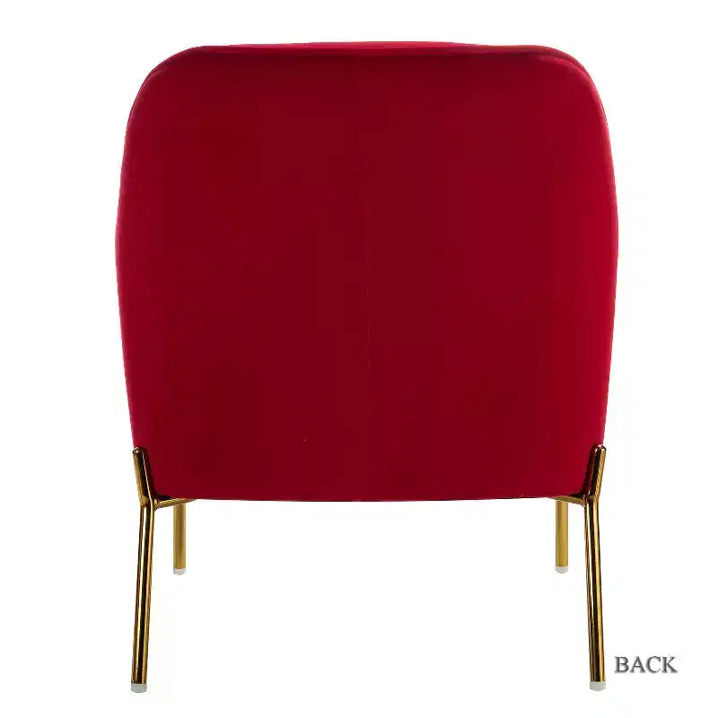 Odo comfortabele accentfauteuil van fluweel voor de woonkamer, met gestoffeerde, gevoerde zitting, set van 2 | Karat Home