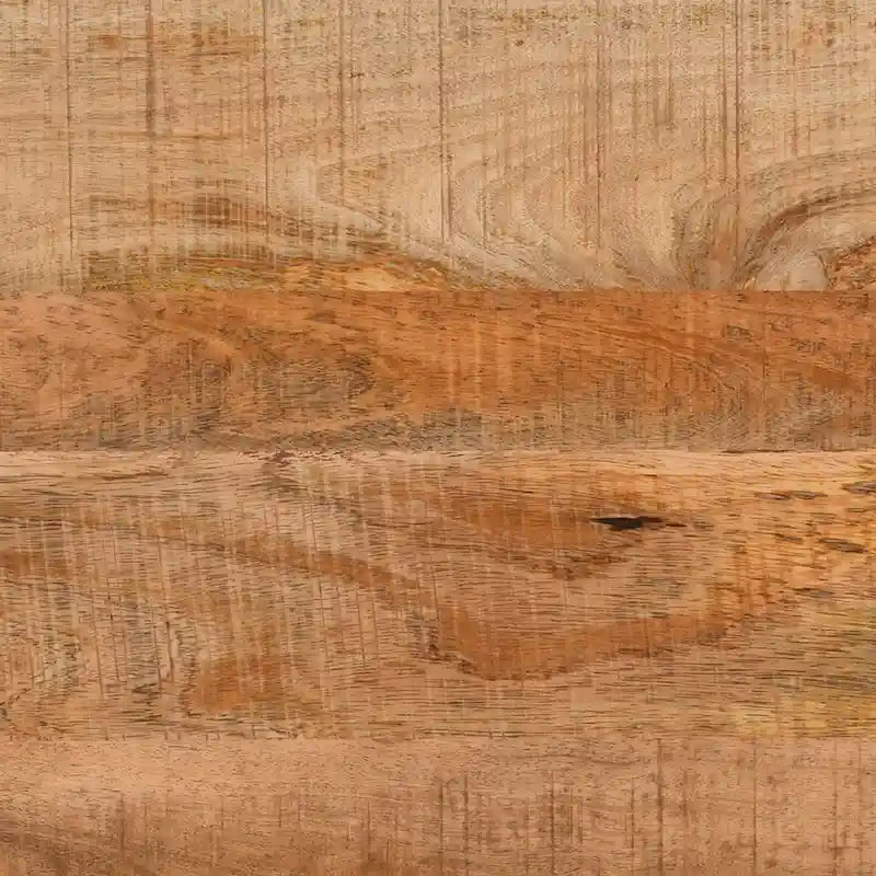 Mobile consolle in legno di mango artigianale in stile rustico, con 2 cassetti e 2 ante, largo 39 pollici, marrone rustico